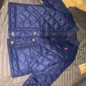 Toddler Ralph Lauren coat navy blue size 3t